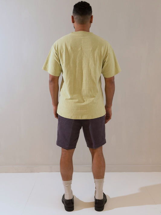 00005 LF LOGO TEE - GARMENT-DYED W/ NATURAL DYES - BLOUSE GREEN