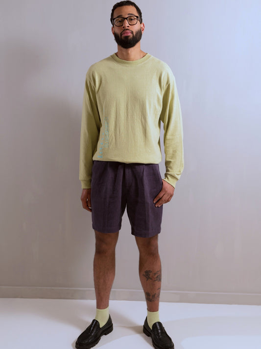 00007 LF LONG-SLEEVE TEE - GARMENT-DYED W/ NATURAL DYES - BLOUSE GREEN